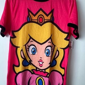 Pink Princess Peach Graphic T-Shirt